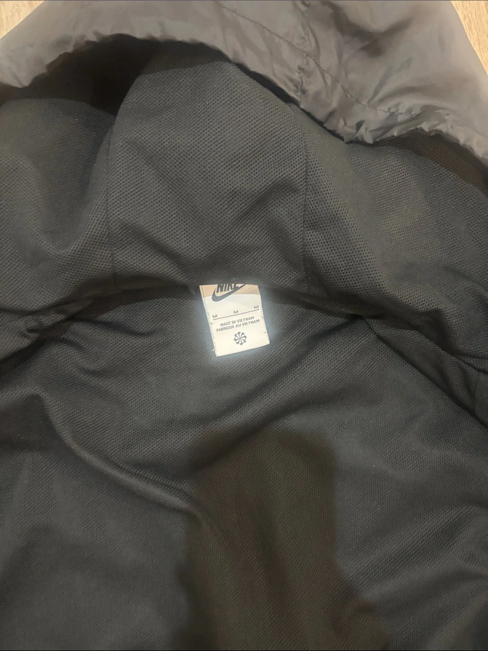 Nike Black Men's Hooded Windbreaker Jacket